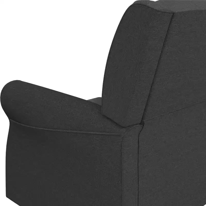 Sedia a dondolo a planata con schienale ad ali e trapuntatura Eden Nursery Baby Relax