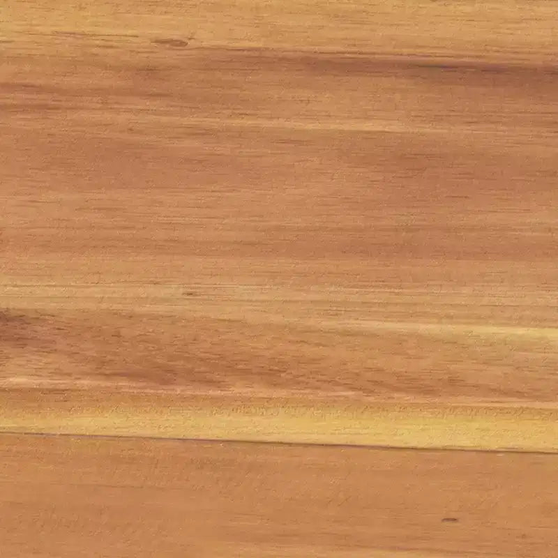 Set di 2 sedie pieghevoli da bistrot Emma and Oliver in legno di acacia, tutte naturali, resistenti alle intemperie, con finitura naturale e strato protettivo di olio di teak