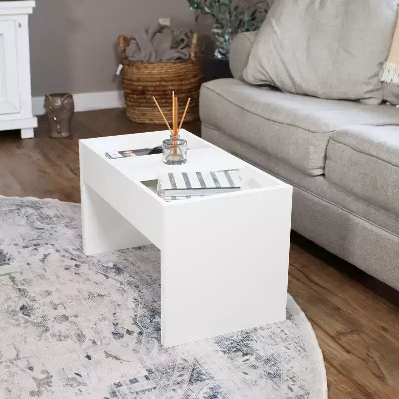 Tavolino da salotto decorativo multiuso 2-in-1 per interni Sunnydaze