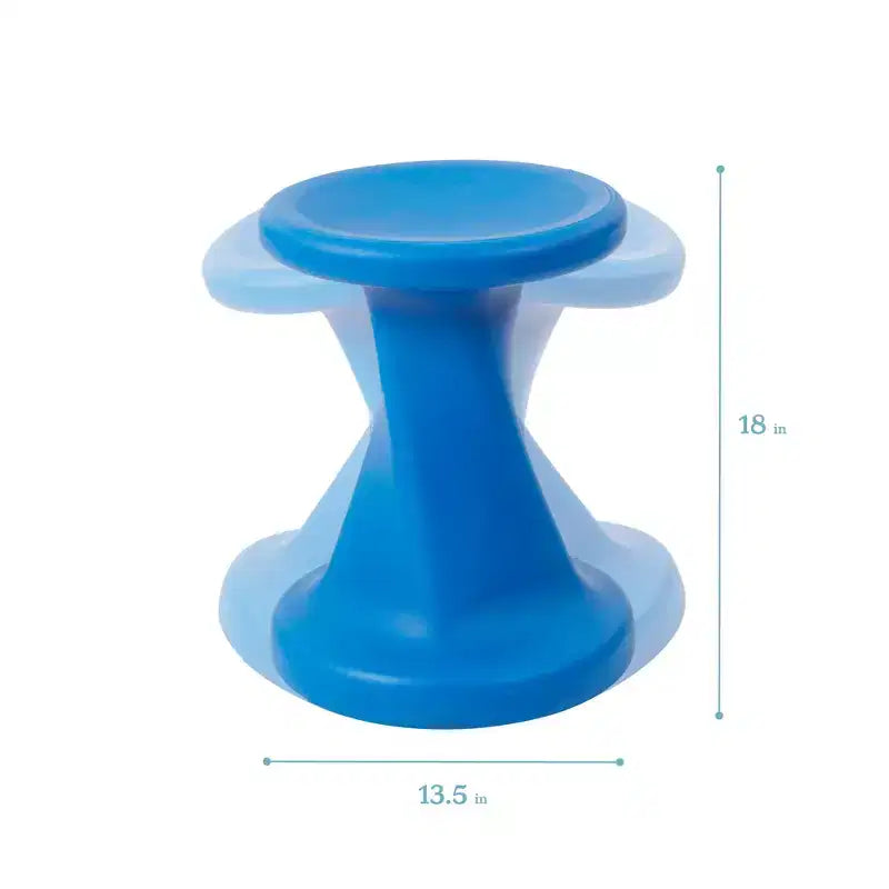 ECR4Kids Twist Active Wobble Stool, altezza seduta 45,72 cm, Arredamento per la classe