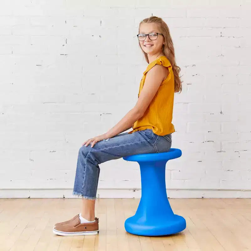 ECR4Kids Twist Active Wobble Stool, altezza seduta 45,72 cm, Arredamento per la classe