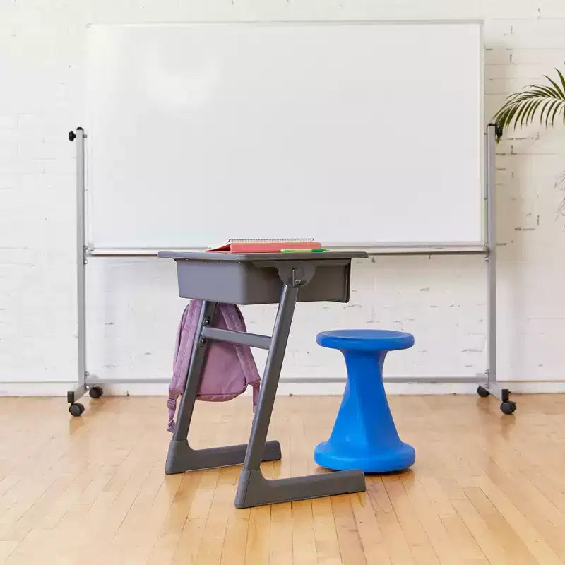 ECR4Kids Twist Active Wobble Stool, altezza seduta 45,72 cm, Arredamento per la classe