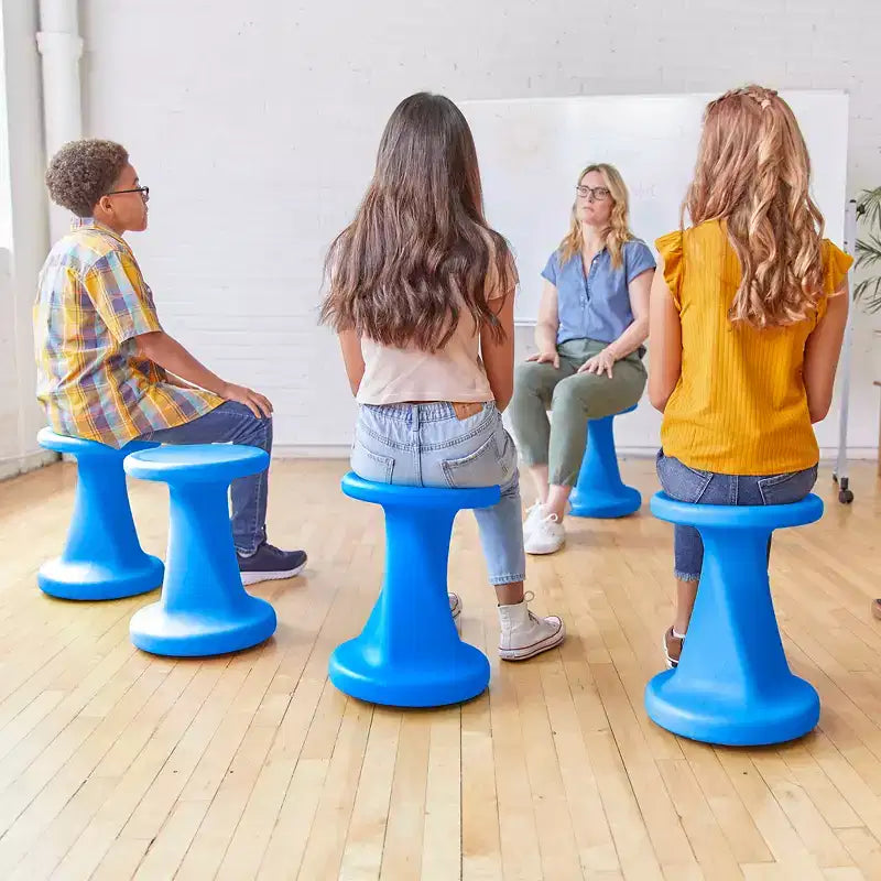 ECR4Kids Twist Active Wobble Stool, altezza seduta 45,72 cm, Arredamento per la classe