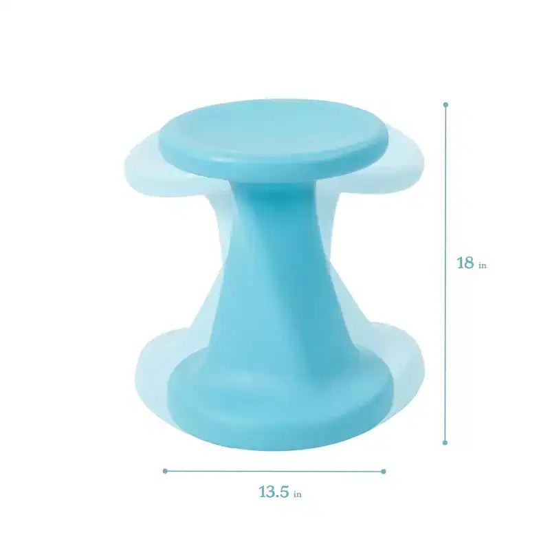 ECR4Kids Twist Active Wobble Stool, altezza seduta 45,72 cm, Arredamento per la classe
