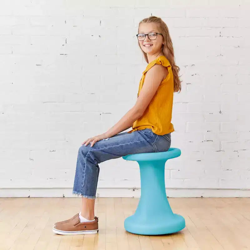 ECR4Kids Twist Active Wobble Stool, altezza seduta 45,72 cm, Arredamento per la classe