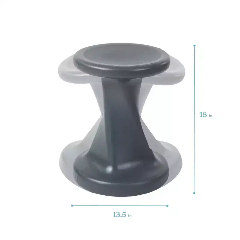 ECR4Kids Twist Active Wobble Stool, altezza seduta 45,72 cm, Arredamento per la classe