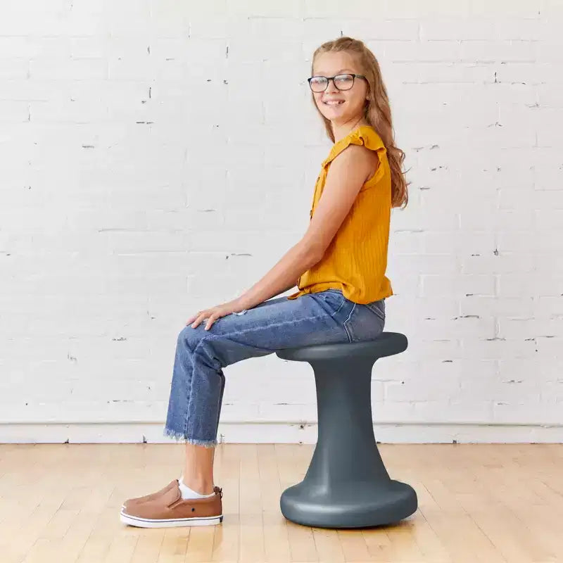 ECR4Kids Twist Active Wobble Stool, altezza seduta 45,72 cm, Arredamento per la classe