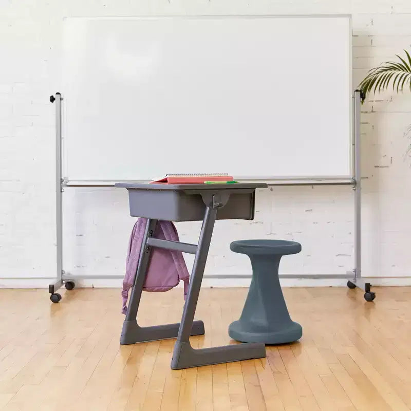 ECR4Kids Twist Active Wobble Stool, altezza seduta 45,72 cm, Arredamento per la classe