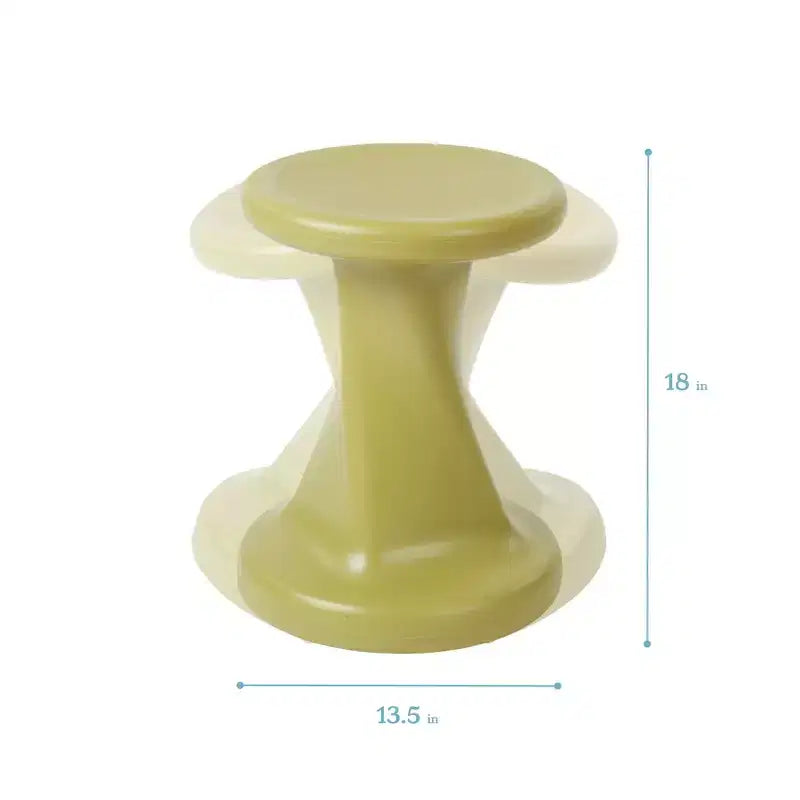 ECR4Kids Twist Active Wobble Stool, altezza seduta 45,72 cm, Arredamento per la classe