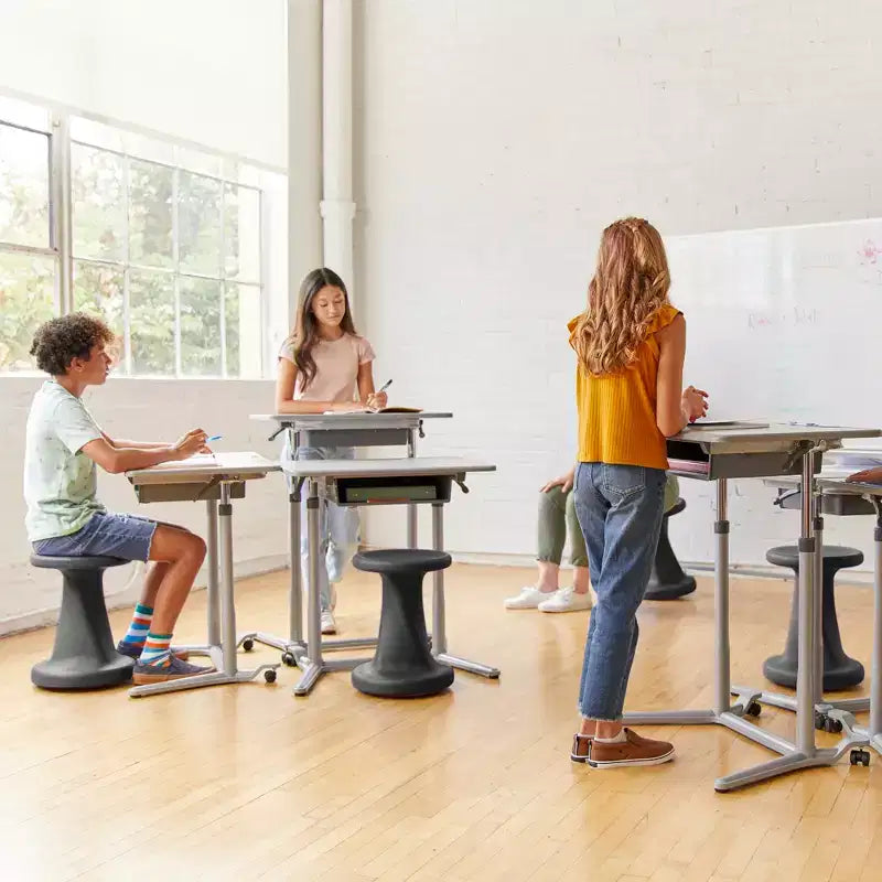 ECR4Kids Twist Active Wobble Stool, altezza seduta 45,72 cm, Arredamento per la classe