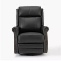 Poltrona reclinabile manuale in vera pelle Irene 30.5 Wide con braccioli arrotolati | ART OF LIVING DESIGNS