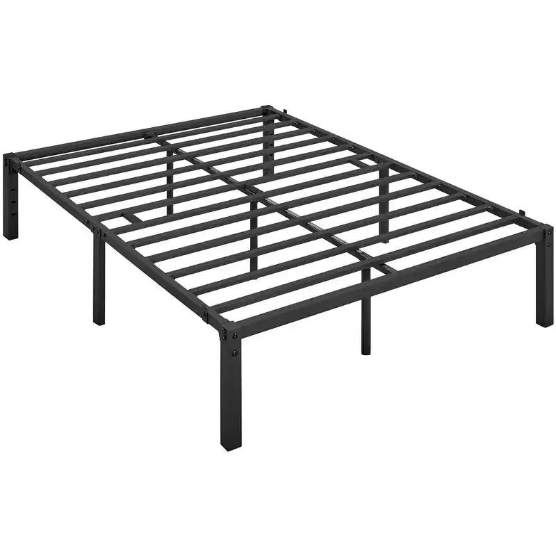 Yaheetech Struttura Letto a Piattaforma in Metallo con Robuste Doghe in Acciaio