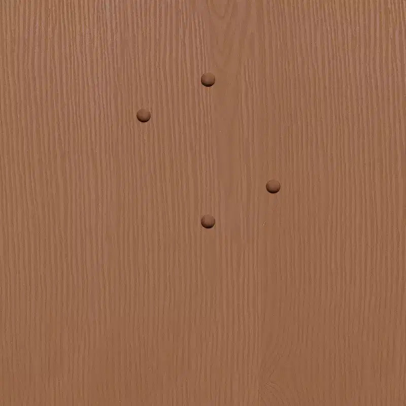 Sgabello in metallo con schienale e seduta in poliresina Emma and Oliver con rivestimento trasparente per solo uso interno