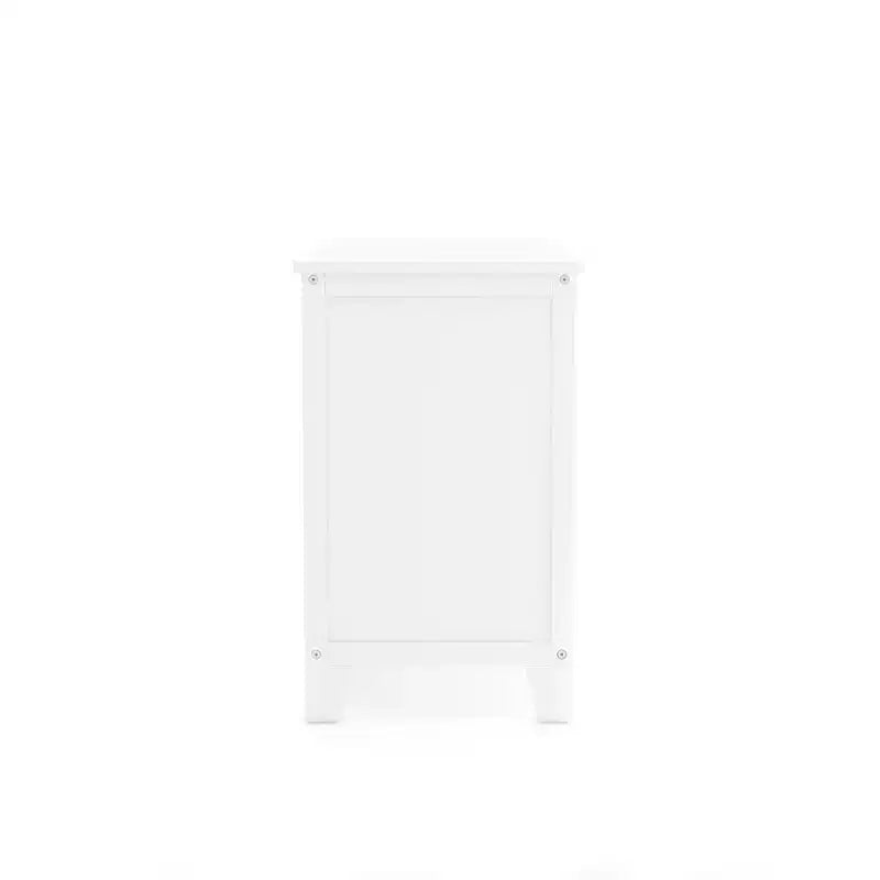 Libreria bassa per bambini Martha Stewart: libreria per bambini in legno da 60 cm, organizer per libri e giocattoli con contenitori in tessuto