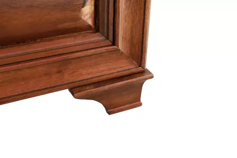 Comodino a 3 cassetti LaVita di Passion Furniture in rovere (73,66 cm A x 60,96 cm L x 43,18 cm P)