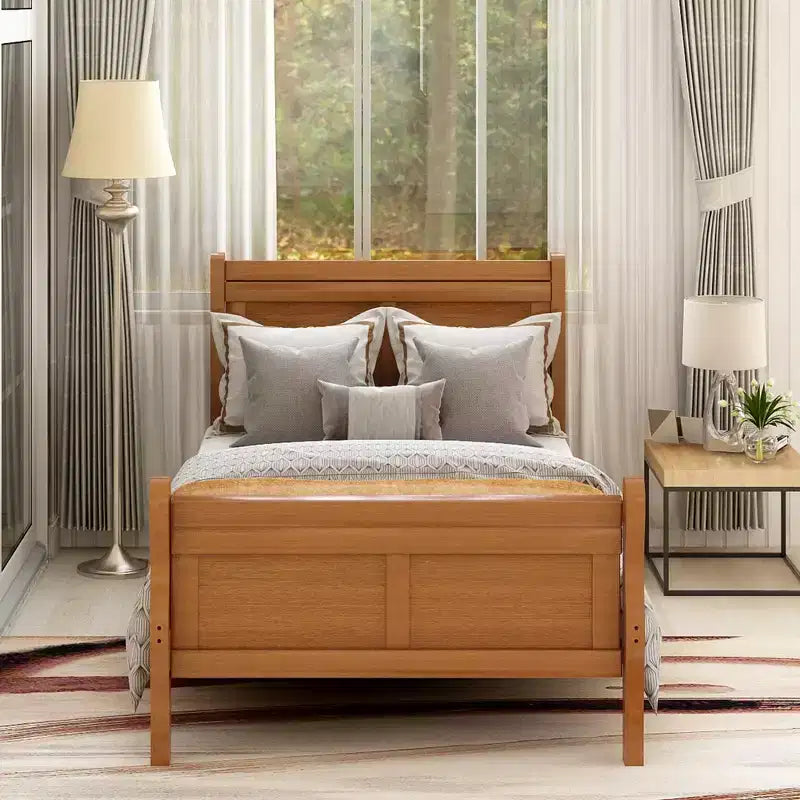 Letto a piattaforma matrimoniale/una piazza e mezza/queen size con testiera e pediera RE-ModernLuxe