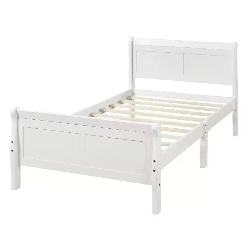 Letto a piattaforma matrimoniale/una piazza e mezza/queen size con testiera e pediera RE-ModernLuxe
