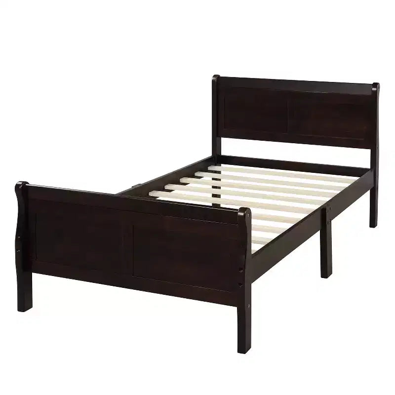 Letto a piattaforma matrimoniale/una piazza e mezza/queen size con testiera e pediera RE-ModernLuxe