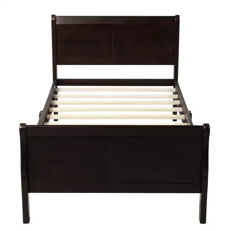 Letto a piattaforma matrimoniale/una piazza e mezza/queen size con testiera e pediera RE-ModernLuxe