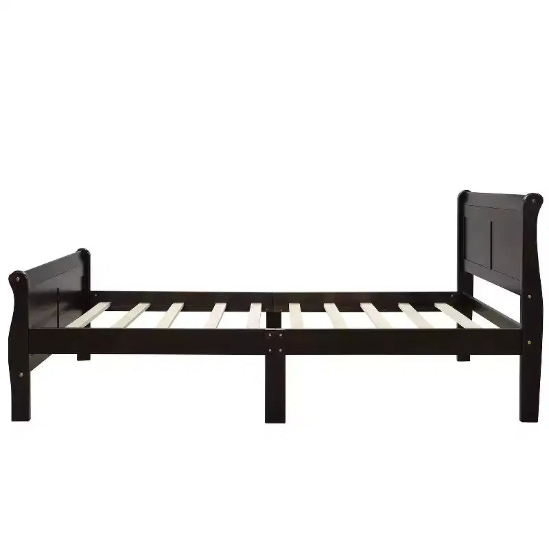 Letto a piattaforma matrimoniale/una piazza e mezza/queen size con testiera e pediera RE-ModernLuxe
