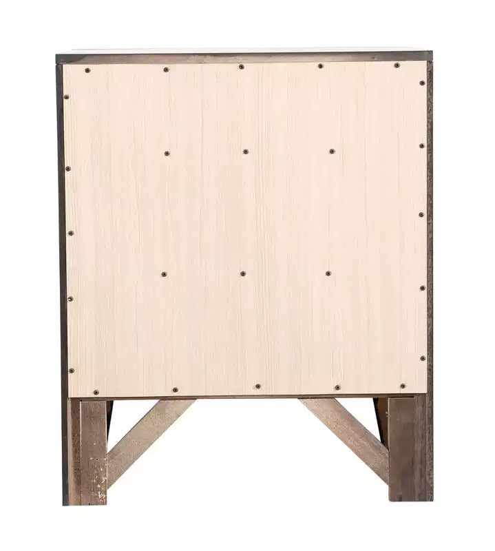 Comodino Marilla a 3 cassetti di Passion Furniture (71 cm A x 58 cm L x 43 cm P)