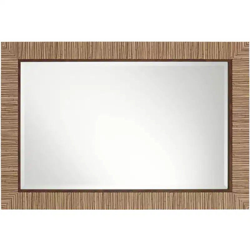 Specchio da parete rettangolare Uttermost Farria 24 x 36, finitura naturale opaca