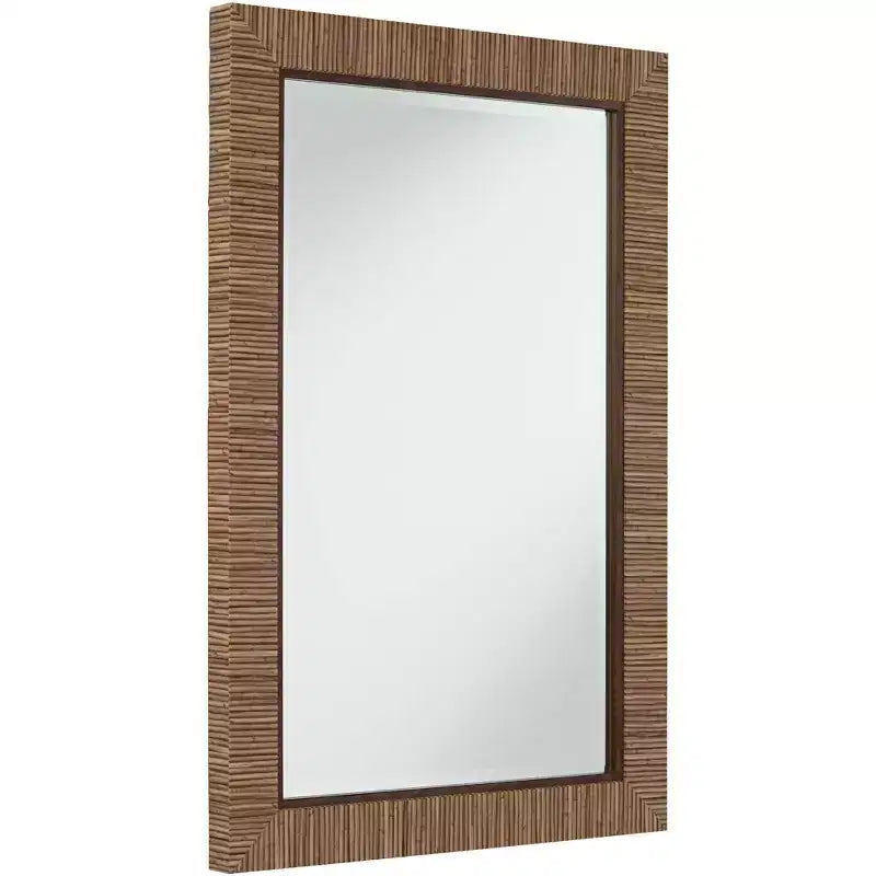 Specchio da parete rettangolare Uttermost Farria 24 x 36, finitura naturale opaca