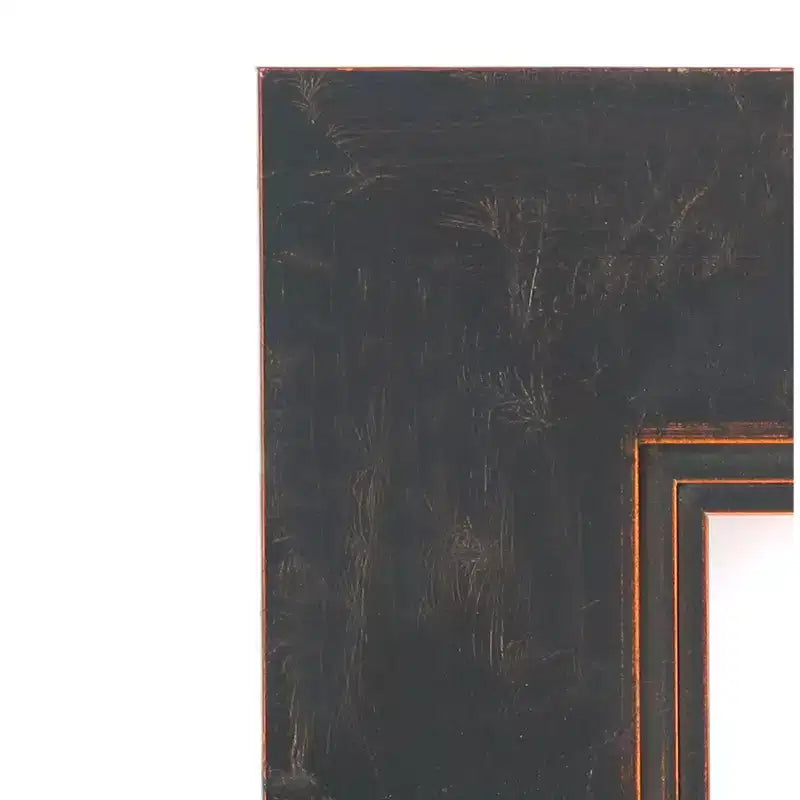 Amanti Art Milano Specchio da parete per bagno in legno smussato color bronzo
