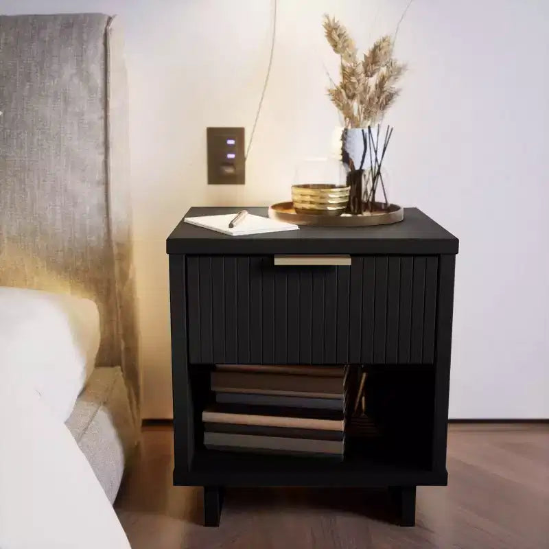 Comodino Granville Modern con 1 Cassetto - Manhattan Comfort