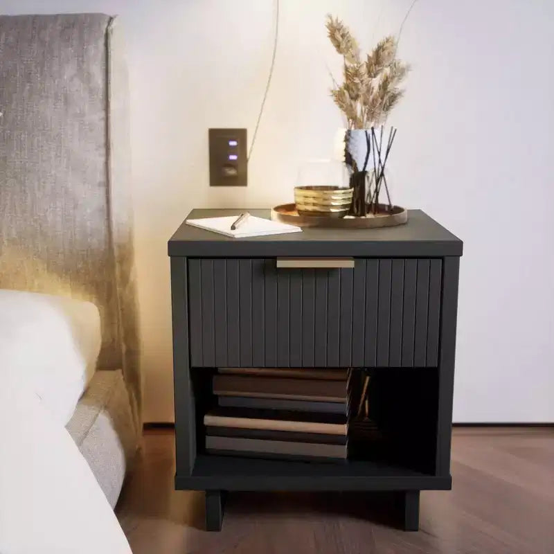 Comodino Granville Modern con 1 Cassetto - Manhattan Comfort