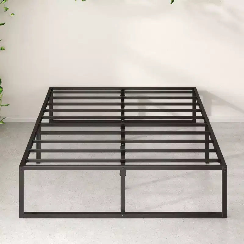 Lorelai 14 Struttura Letto con Piattaforma in Metallo Nera - Zinus
