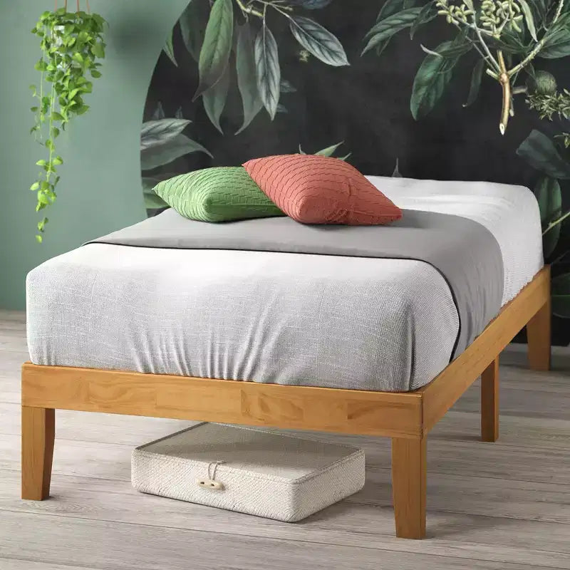 Moiz 14 Struttura letto in legno colore naturale - Zinus