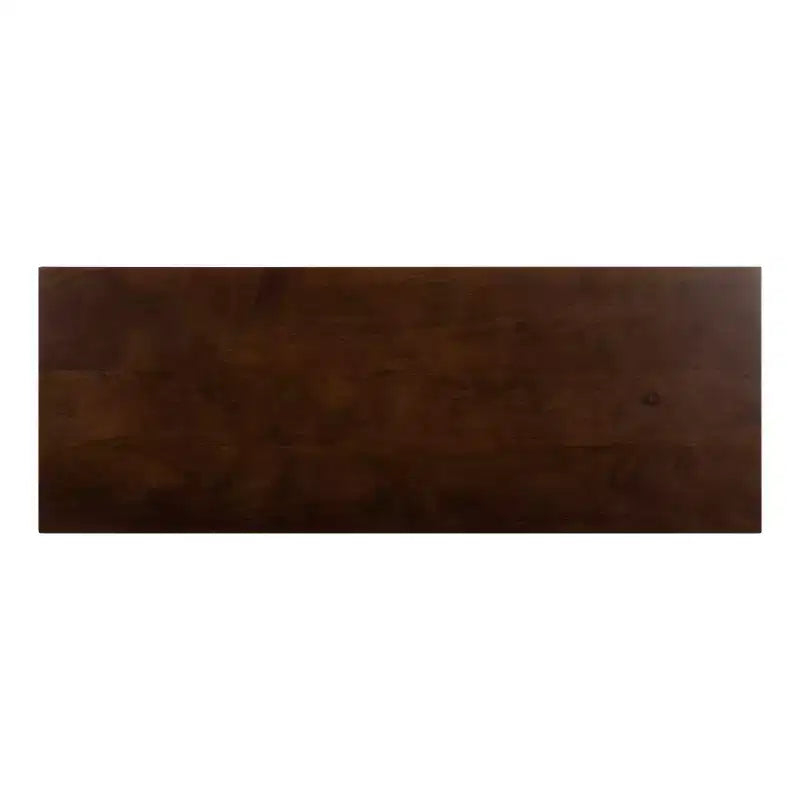 Tavolino consolle rettangolare in legno Kate and Laurel Locklear, 38x14x25, marrone noce