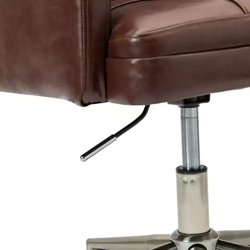 Sedia da ufficio Josua Modern Button-tufted con gambe in metallo | KARAT HOME