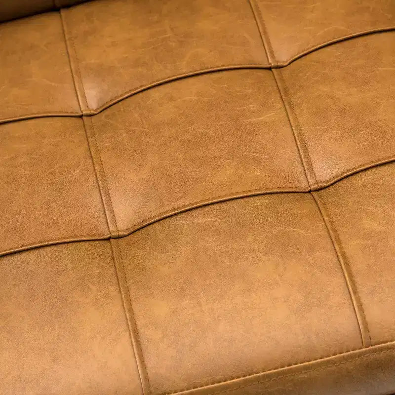 Sedia da ufficio Josua Modern Button-tufted con gambe in metallo | KARAT HOME