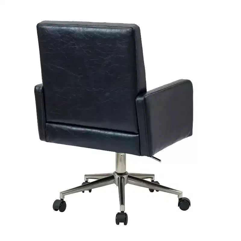 Sedia da ufficio Josua Modern Button-tufted con gambe in metallo | KARAT HOME