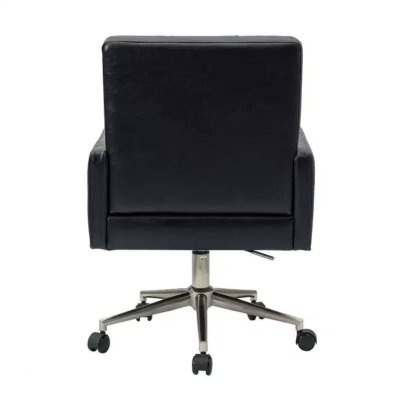 Sedia da ufficio Josua Modern Button-tufted con gambe in metallo | KARAT HOME