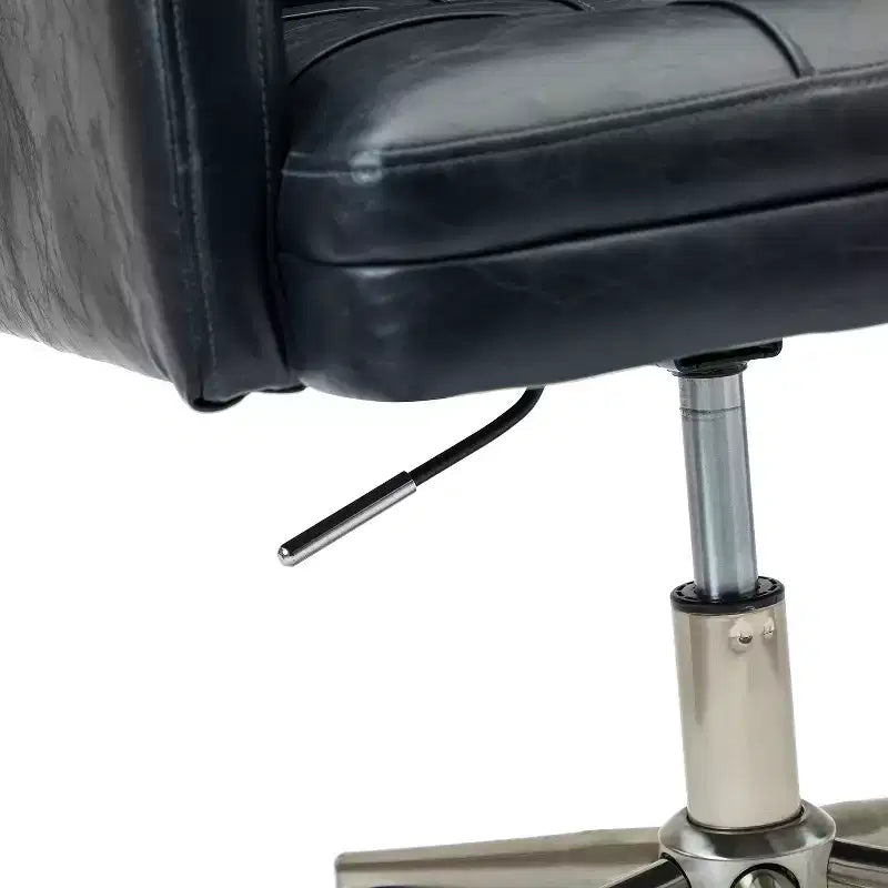 Sedia da ufficio Josua Modern Button-tufted con gambe in metallo | KARAT HOME