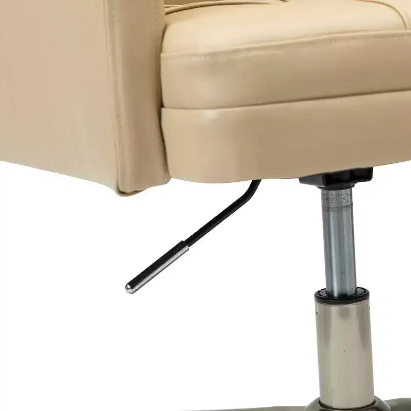 Sedia da ufficio Josua Modern Button-tufted con gambe in metallo | KARAT HOME