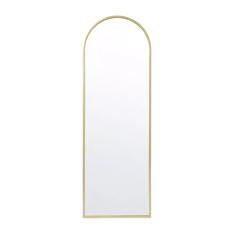 Flash Furniture Mila Specchio da Parete con Cornice ad Arco in Metallo per Corridoi, Ingressi, Sale da Pranzo e Soggiorni