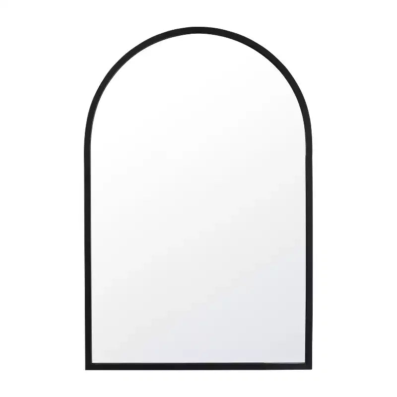 Flash Furniture Mila Specchio da Parete con Cornice ad Arco in Metallo per Corridoi, Ingressi, Sale da Pranzo e Soggiorni