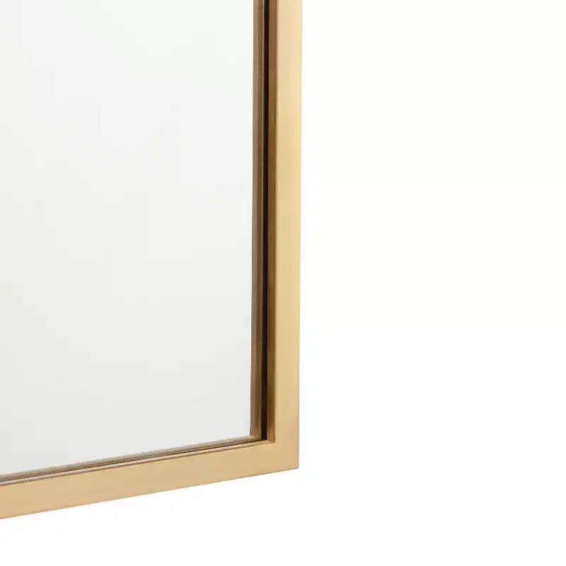 Flash Furniture Mila Specchio da Parete con Cornice ad Arco in Metallo per Corridoi, Ingressi, Sale da Pranzo e Soggiorni