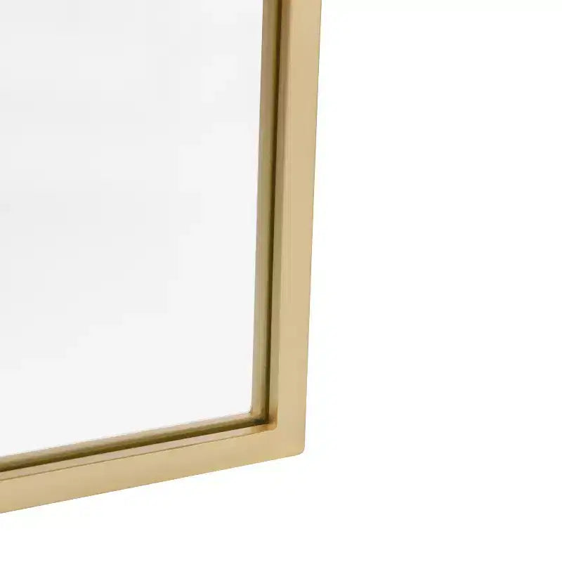 Flash Furniture Mila Specchio da Parete con Cornice ad Arco in Metallo per Corridoi, Ingressi, Sale da Pranzo e Soggiorni