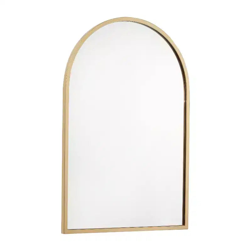 Flash Furniture Mila Specchio da Parete con Cornice ad Arco in Metallo per Corridoi, Ingressi, Sale da Pranzo e Soggiorni
