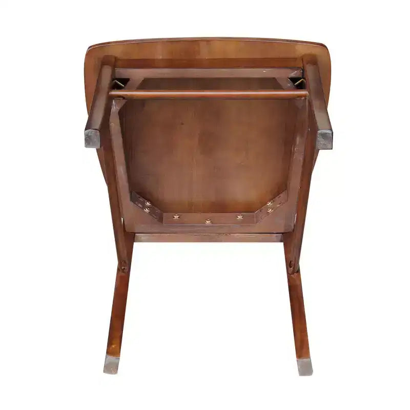 Set di 2 sedie con schienale a X in legno massello - International Concepts