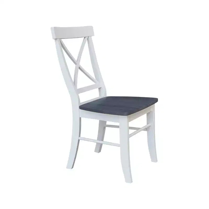 Set di 2 sedie con schienale a X in legno massello - International Concepts