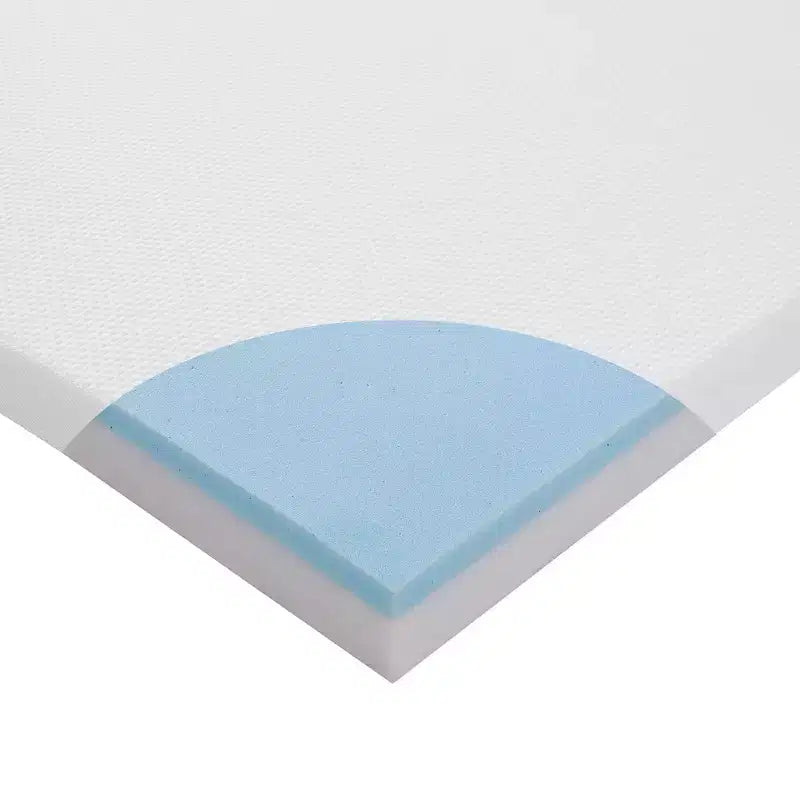 Divano Letto Pieghevole Cheer Collection a 4 Sezioni con 1 Strato in Memory Foam Imbottito in Gel