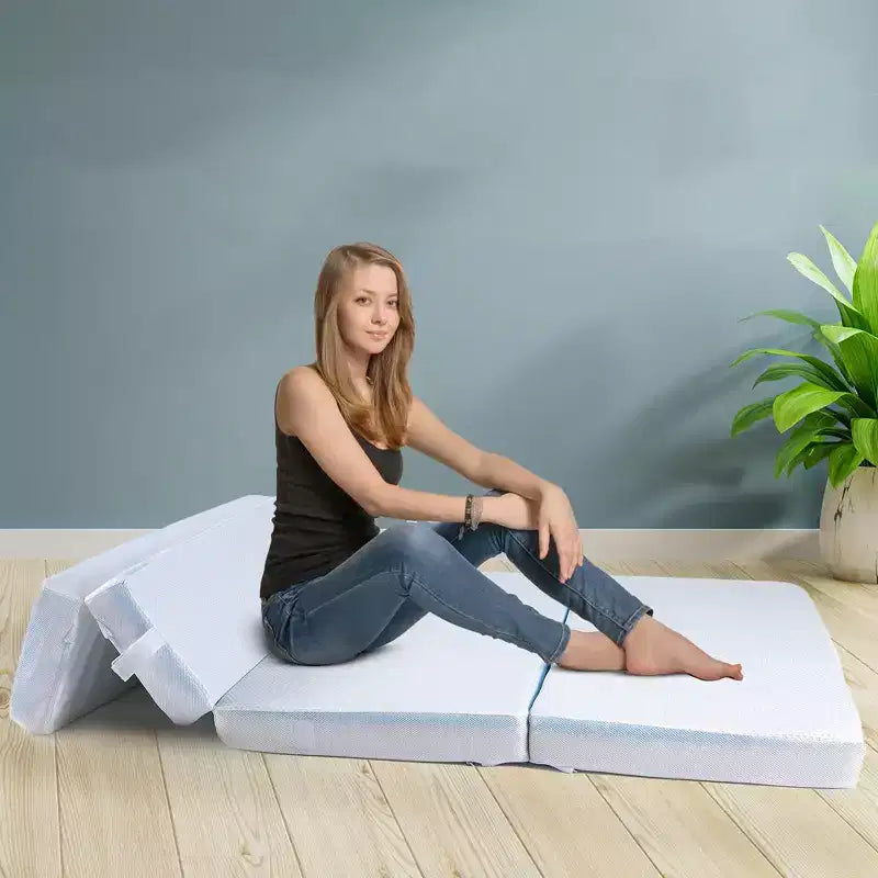 Divano Letto Pieghevole Cheer Collection a 4 Sezioni con 1 Strato in Memory Foam Imbottito in Gel