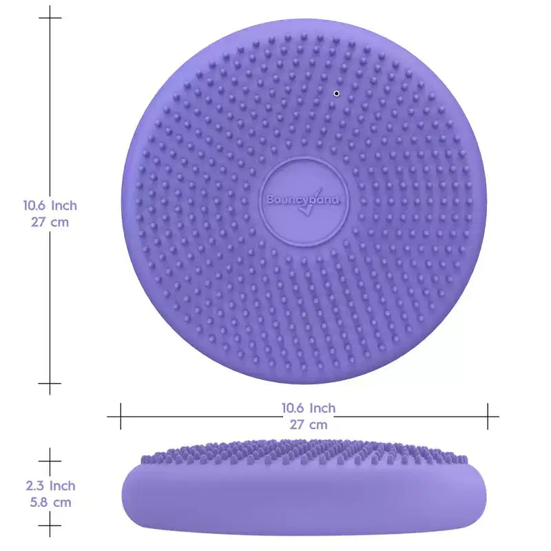 Cuscino sensoriale Bouncyband Little Wiggle Seat, Viola