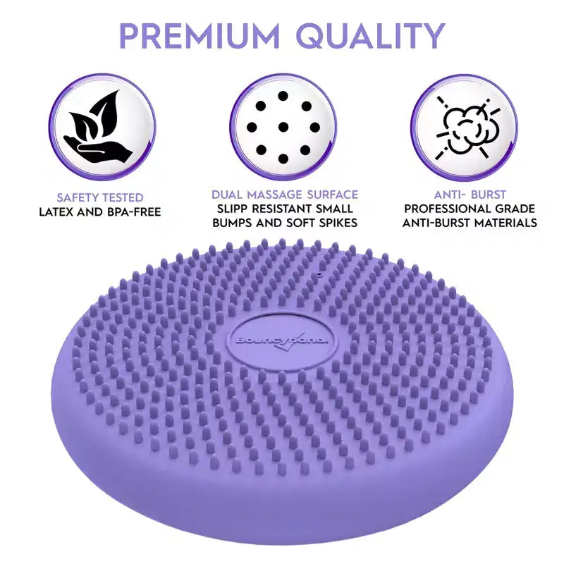Cuscino sensoriale Bouncyband Little Wiggle Seat, Viola